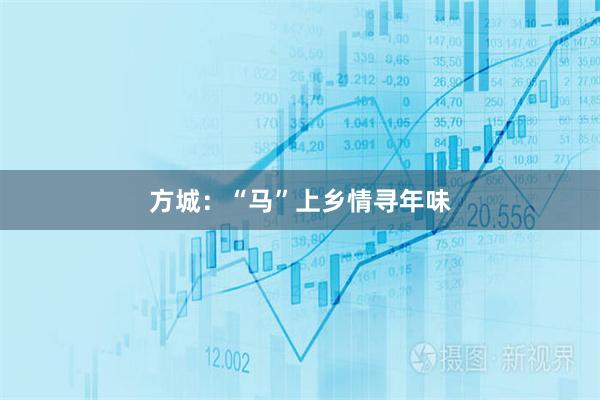 方城：“马”上乡情寻年味