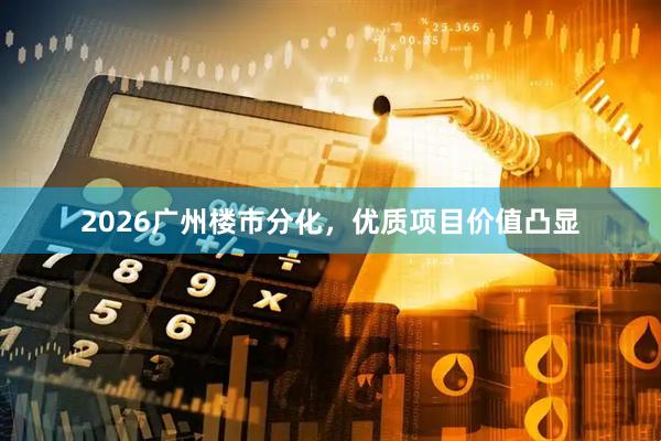 2026广州楼市分化，优质项目价值凸显