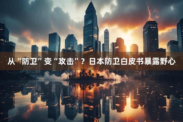 从“防卫”变“攻击”？日本防卫白皮书暴露野心
